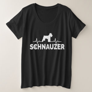 Schnauzer Heartbeat Dog Mom Schnauzer 