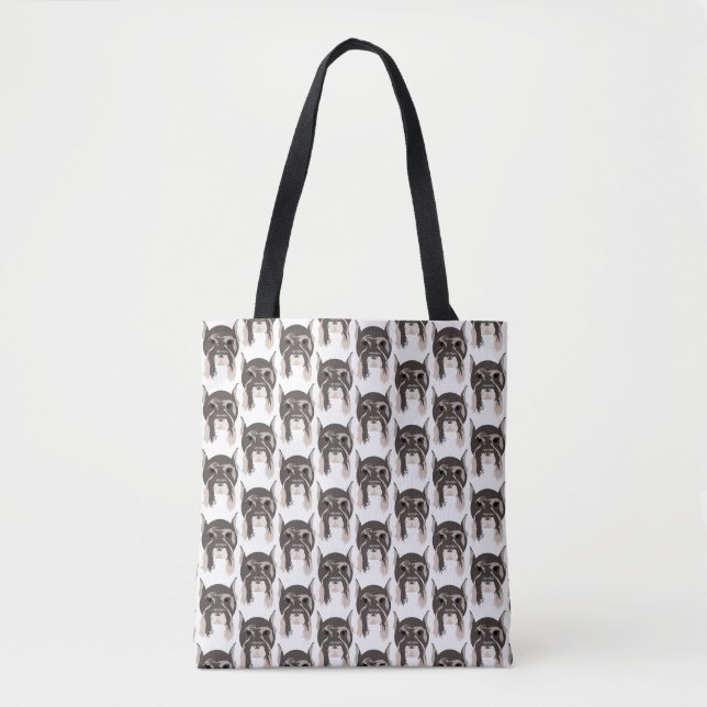 Schnauzers en la bolsa de la tote (Anverso)