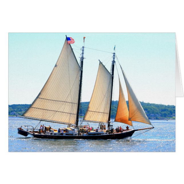 Schooner sale de Maine (Anverso (Horizontal))