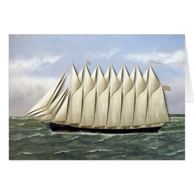 Schooner Thomas W Lawson años 1900 (Anverso (Horizontal))