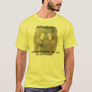 Schrödinger subestima la camiseta del gato