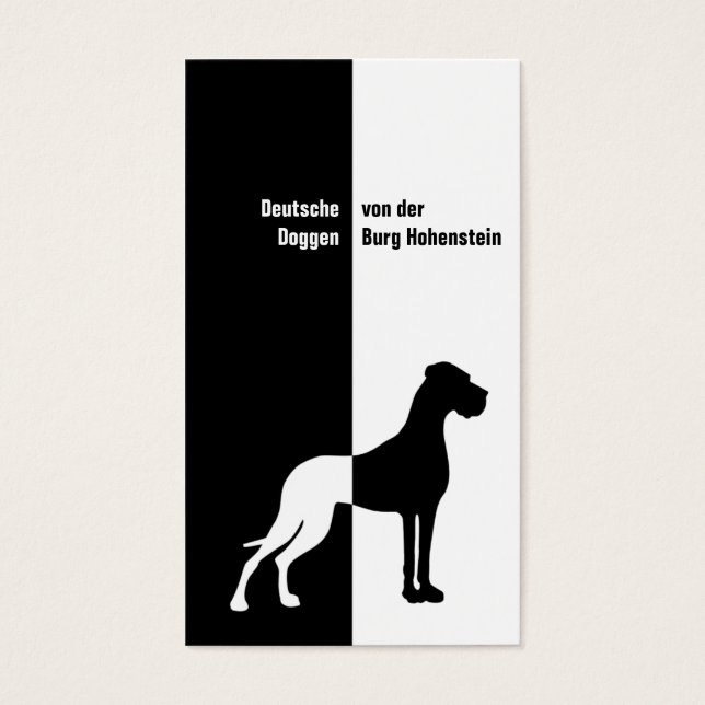 Schwarz weiß Imposant (Frente)