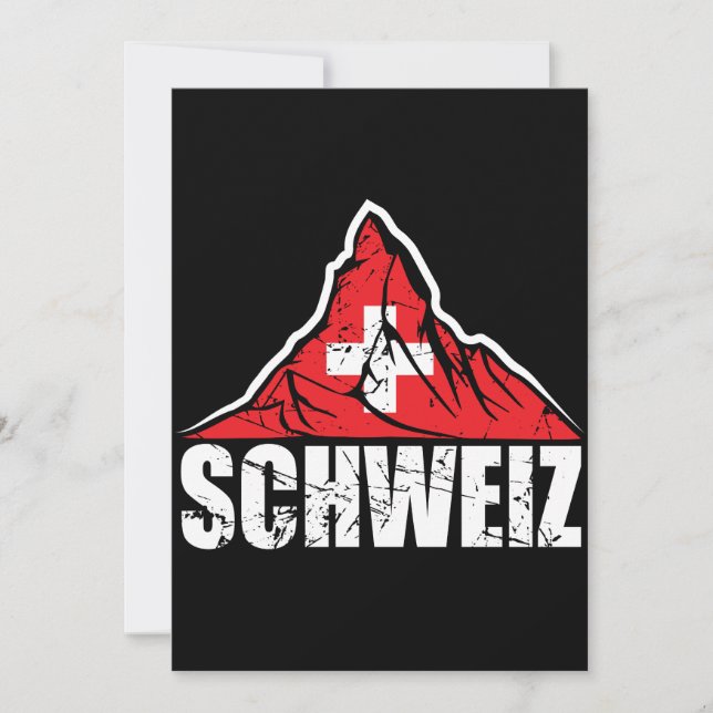 Schweiz Matterhorn Switzerland Vintage (Anverso)
