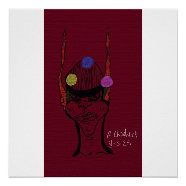 Sci-fi Futuristic Traveler Glossy Poster (Anverso)