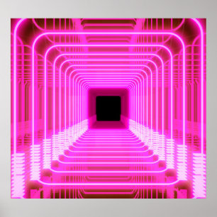 Sci-Fi Retro 3D: Ilustracion De Arte Pop