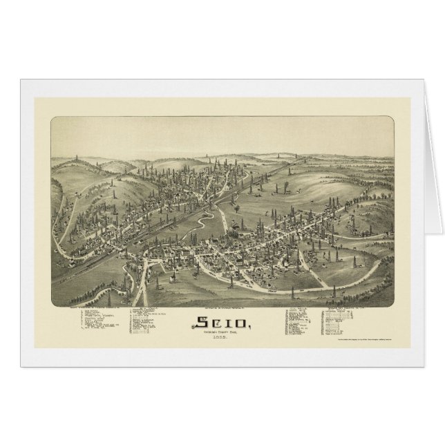 Scio, mapa panorámico del OH - 1899a (Anverso (Horizontal))