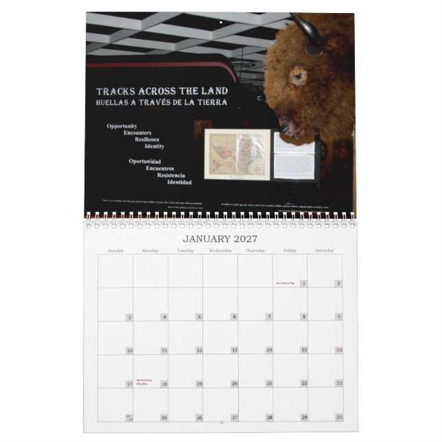 SCM - CUBIERTA DEL BÚFALO - CALENDARIO (Jan 2027)