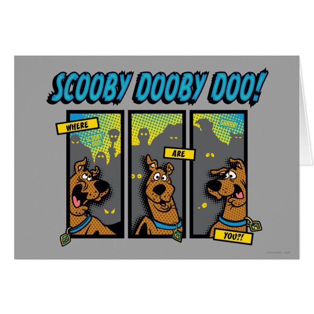 Scooby-Doo ¿Dónde Están Los Paneles De Cómic? (Anverso (Horizontal))