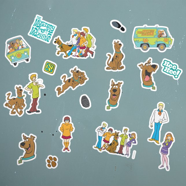 Scooby Doo Pegatina Set (Stickers on wall)