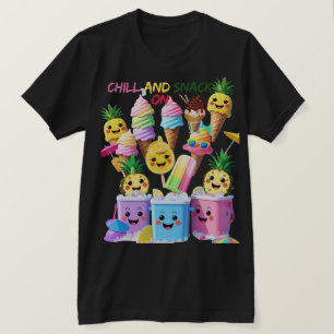 Scoop, Sip, Smile – Camiseta de Golosinas de Veran