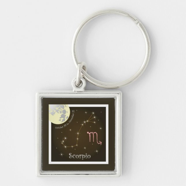 Scorpio Oct. 24 to Nov. de 22 llaveros (Frente)