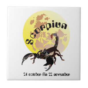 Scorpiun 24 october fin 22 baldosa de foto