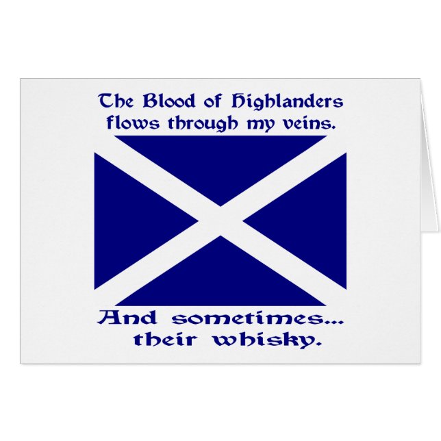 Scot Highlander Sangre y Whisky (Anverso (Horizontal))