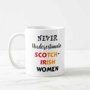scotch-irish mujeres taza de café