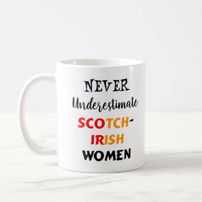 scotch-irish mujeres taza de café (Izquierda)