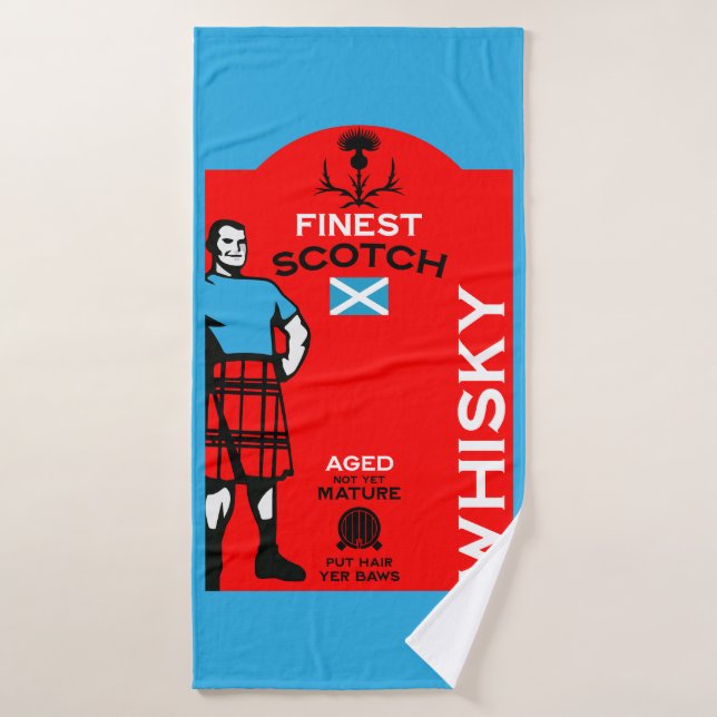 Scotch Whisky Drinker (Toalla de baño)