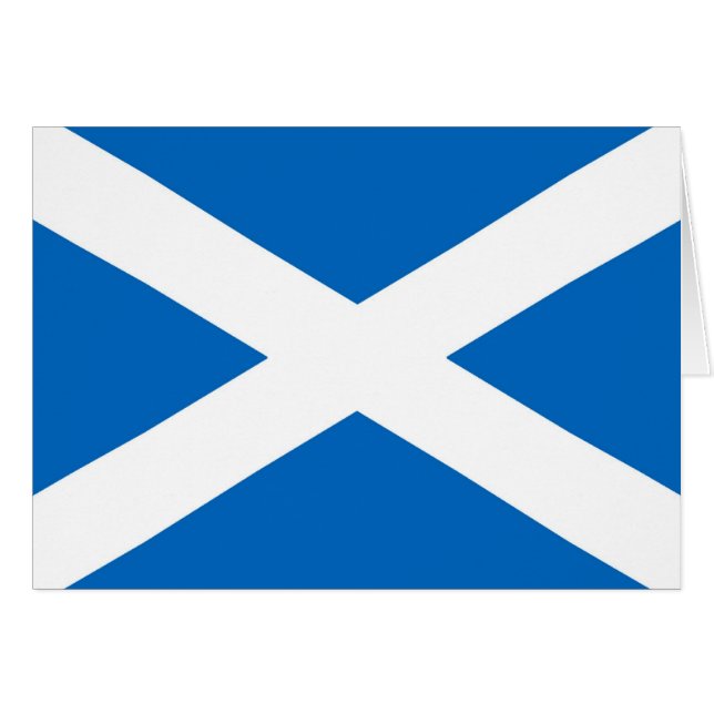 Scotland flag Scottish Saltire (Anverso (Horizontal))
