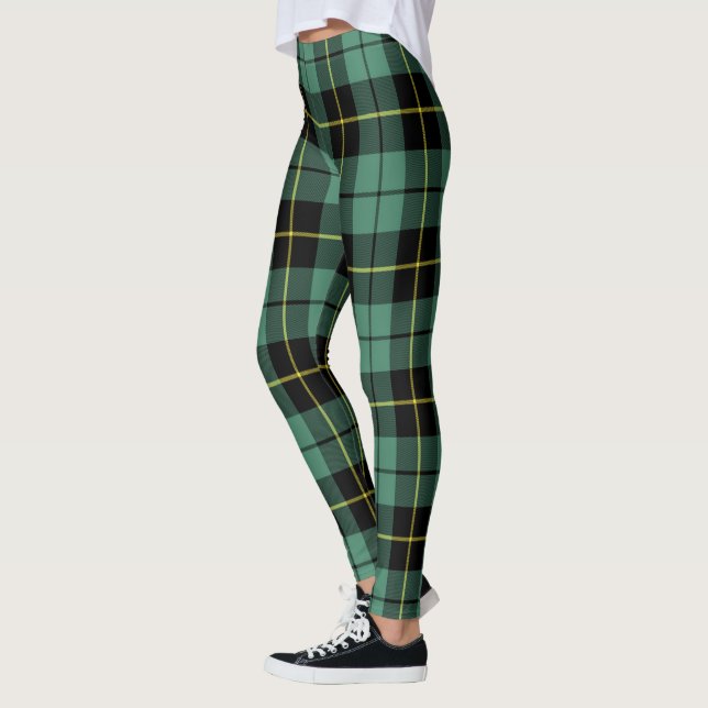 Scotstee Clan Wallace Ancient Tartan Women Legging (Izquierda)