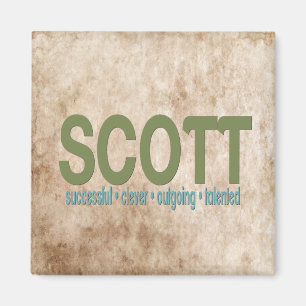 {Scott} imán conocido del refrigerador del