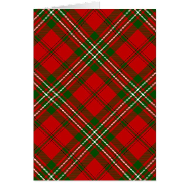 Scott tartan red green plon (Frente)