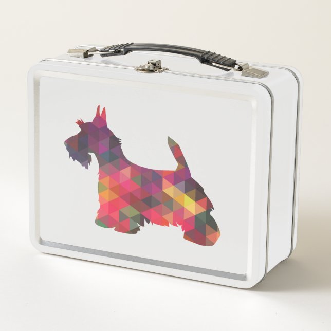Scottie Perro Raza Geo Silhouette Multi (Anverso)