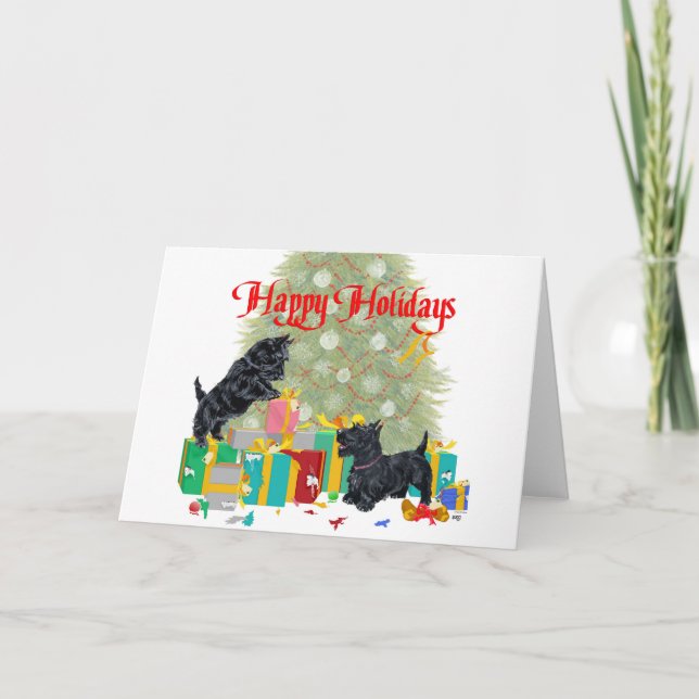 Scotties Ordenan los Regalos de Navidad (Anverso)