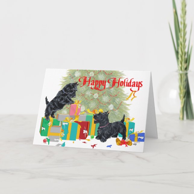 Scotties Ordenan los Regalos de Navidad (Anverso)