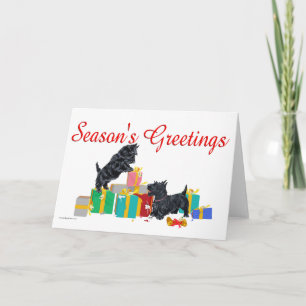 Scotties Ordenan los Regalos de Navidad