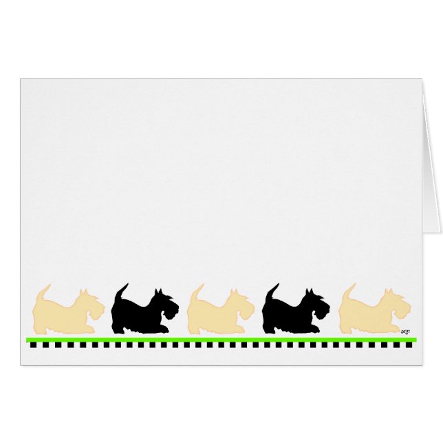Scotties Todos en una Fila (Anverso (Horizontal))