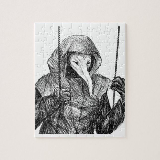 SCP 049 sobre el rompecabezas del dibujo (Vertical)