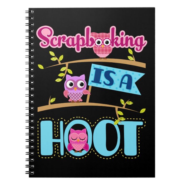 Scrapreserve es un cuaderno de notas de Hoot Scrap (Frente)