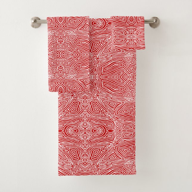 Scribbleprints Rojo (In situ)