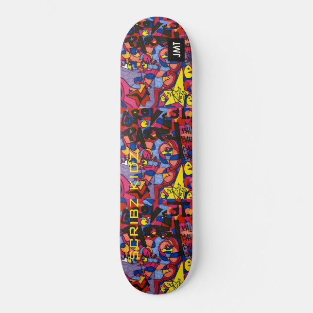 SCRIBZ KIDZ SKATEBOARD / JMT (Anverso)