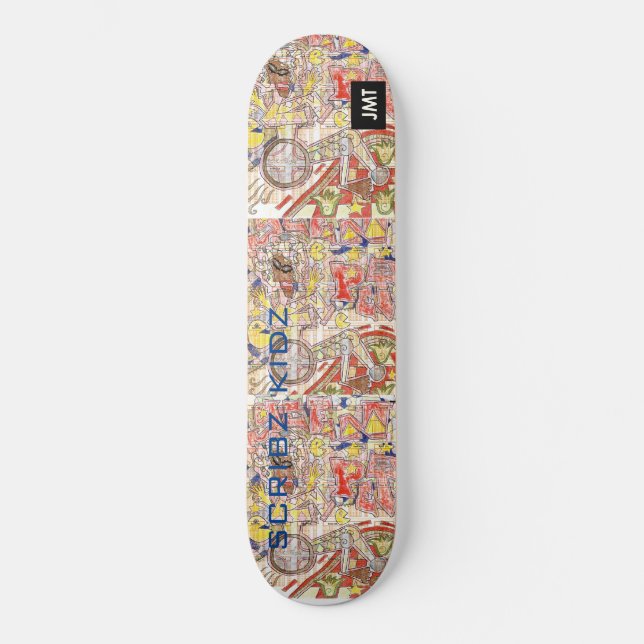 SCRIBZ KIDZ SKATEBOARD / JMT (Anverso)