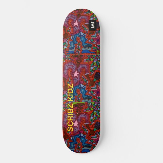 SCRIBZ KIDZ SKATEBOARD / JMT (Anverso)