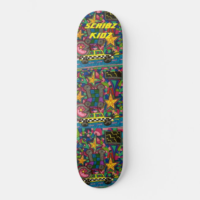 SCRIBZ KIDZ SKATEBOARD / JMT (Anverso)