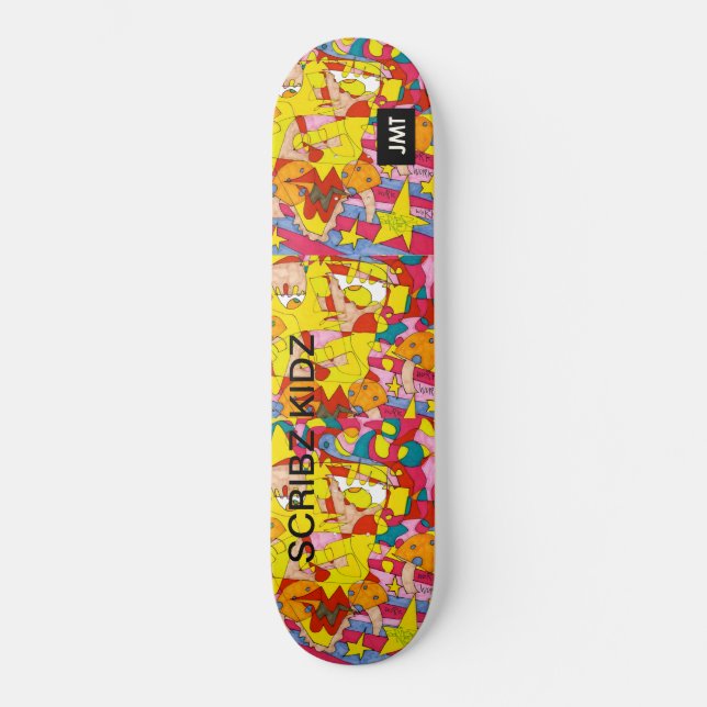 SCRIBZ KIDZ SKATEBOARD / JMT (Anverso)