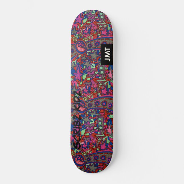 SCRIBZ KIDZ SKATEBOARDS / JMT (Anverso)