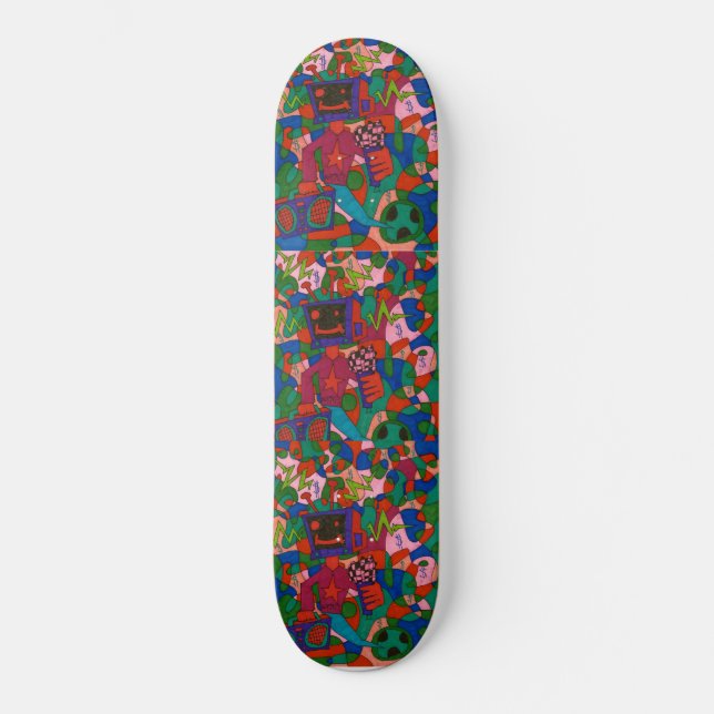 SCRIBZ KIDZ SKATEBOARDS /JMT (Anverso)