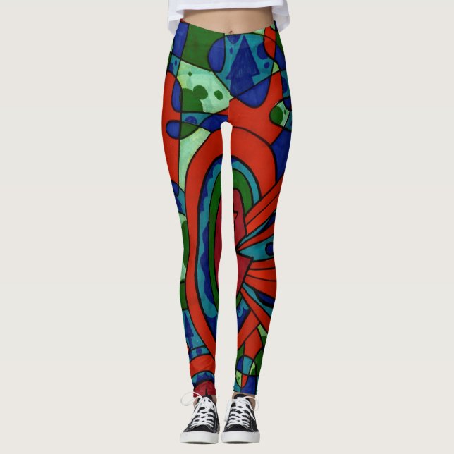 SCRIBZ / TSB  Leggings con impresión total (Anverso)