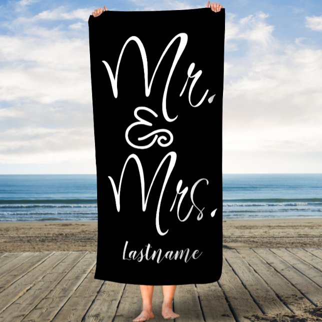 Script Black and White Mr. y Mrs Personalizado Tow (Subido por el creador)