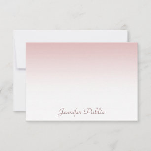 Script caligrafiado Hermosa plantilla de oro Rosa