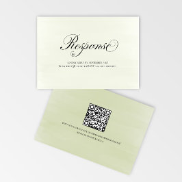 Script de respuesta de boda con código QR floral v