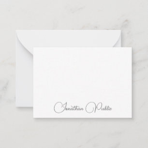 Script de tipografía de plantilla de nombres simpl