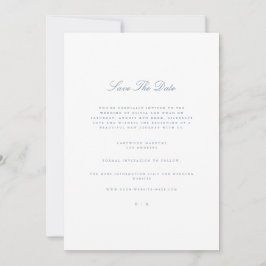 Script Dusty Blue & White Guardar la tarjeta de fe