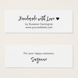 Script hecho a mano con Love Small Business Mini C