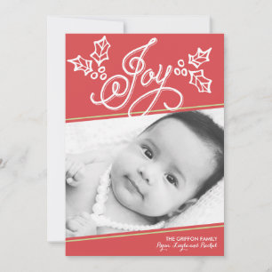Script Joy Red   Tarjeta de Navidad
