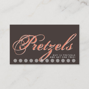 script PRETZELS tarjeta de fidelidad al cliente