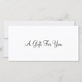 Script sencillo de certificado de regalo de negoci