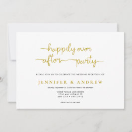 Script sencillo | Invitación a la boda de la recep